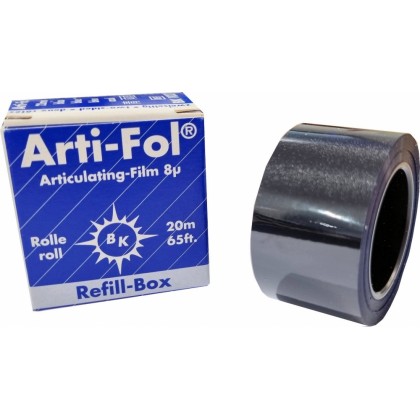 Bausch BK1023 Arti-Fol Refill Box - 22mm Wide - S/Sided - Ultra-Thin 8µ - Blue - 20m